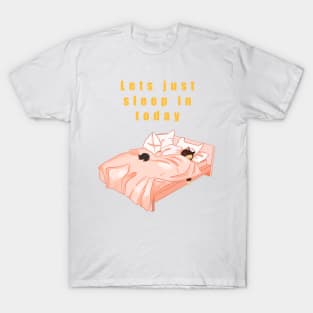 Sleeping in T-Shirt
